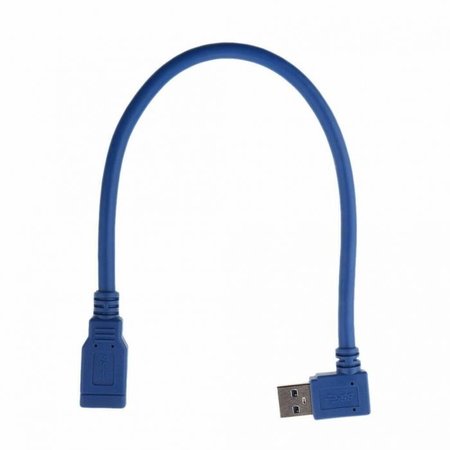 SANOXY USB 3.0 Right Angle Male to USB 3.0 Female Extension Cable 1 FT Super Speed FAST SANOXY-CABLE133